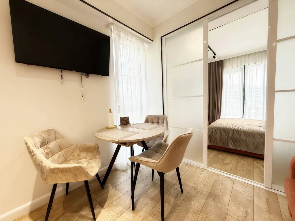 Студия на первой береговой с большой террасой и крутым видом на море