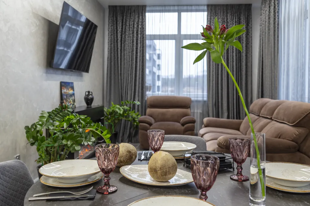 Квартира Дизайнерские апартаменты "Комфорт и камин" — Светлогорск