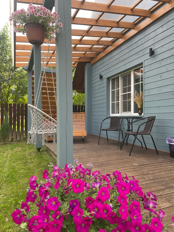 Коттедж Дом-баня в поселке около залива — Лебяжье