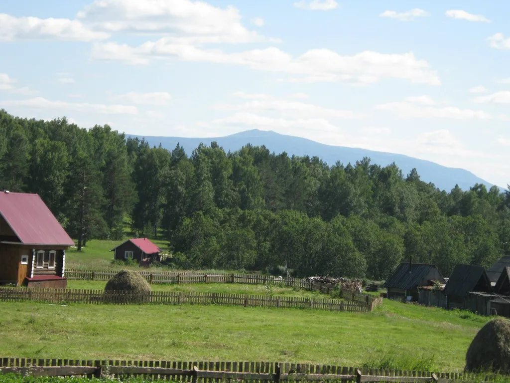 Уютные деревянные домики на Елани