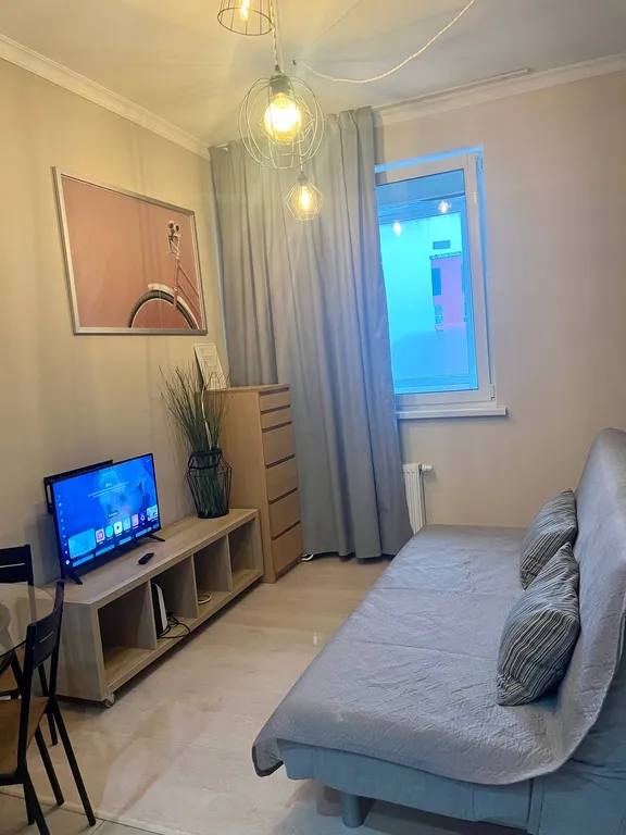 Стильная студия в ЖК Спутник с панорамной лоджией с видом на бухту