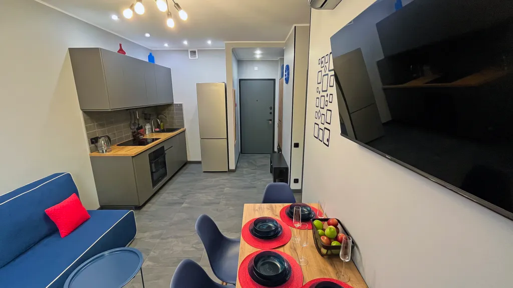 Квартира Уютные апартаменты Prime Blue в ЖК Савеловский Сити в центре Москвы — Москва