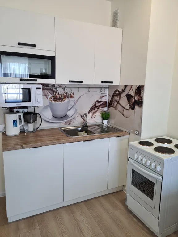 Студия с прекрасным видом на весь город и крайне удобным заездом с М5