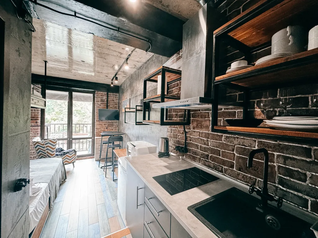 Студия 10 в стиле лофт