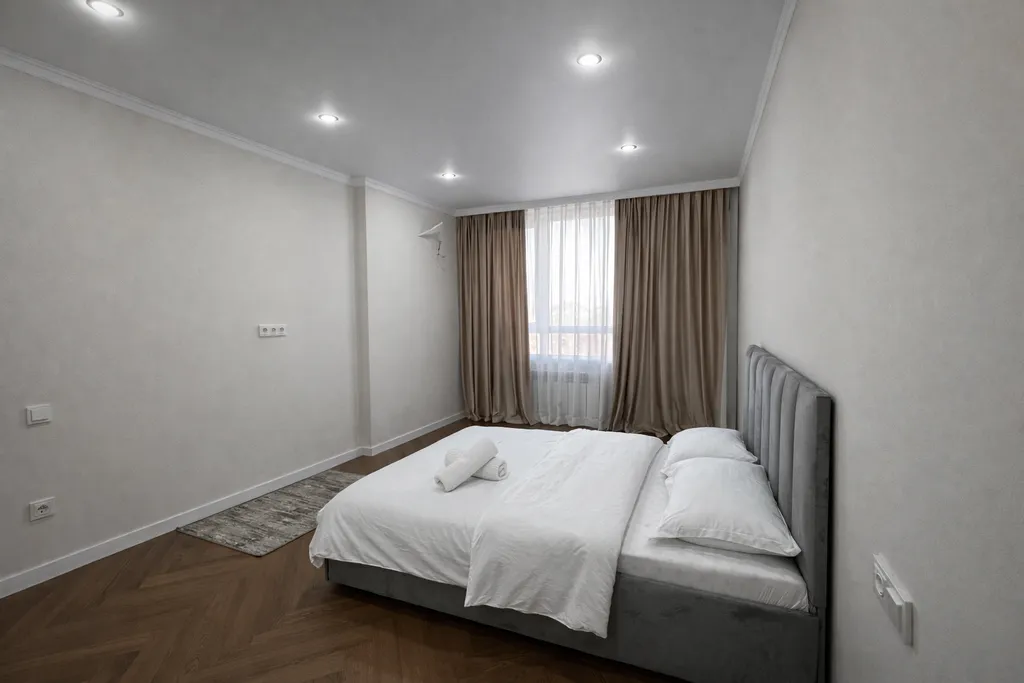 Просторная евротрешка бизнес-формата с видом на горы в ЖК Rams City