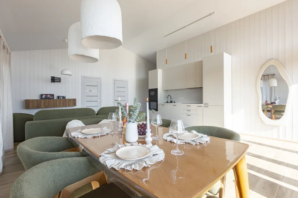 Уютный загородный коттедж с видом на лес