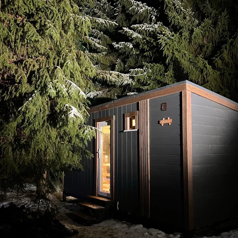 Коттедж Дом с панорамными окнами в лесу — Ломоносов