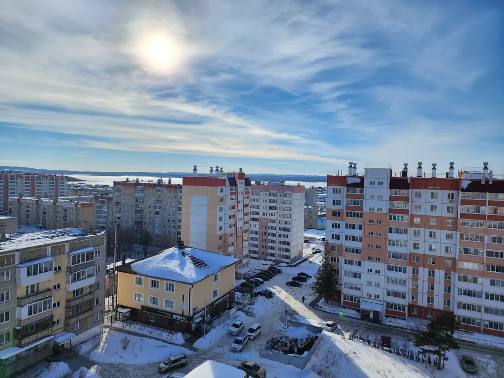 Уютная студия с видом на озеро рядом с вокзалом