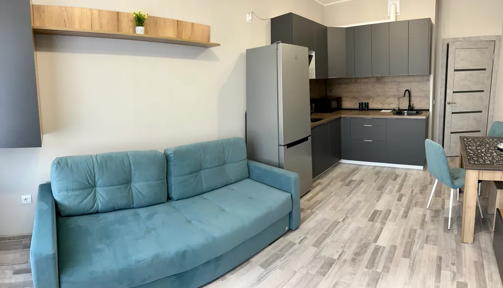 Видовая квартира с кухней-гостиной и спальней