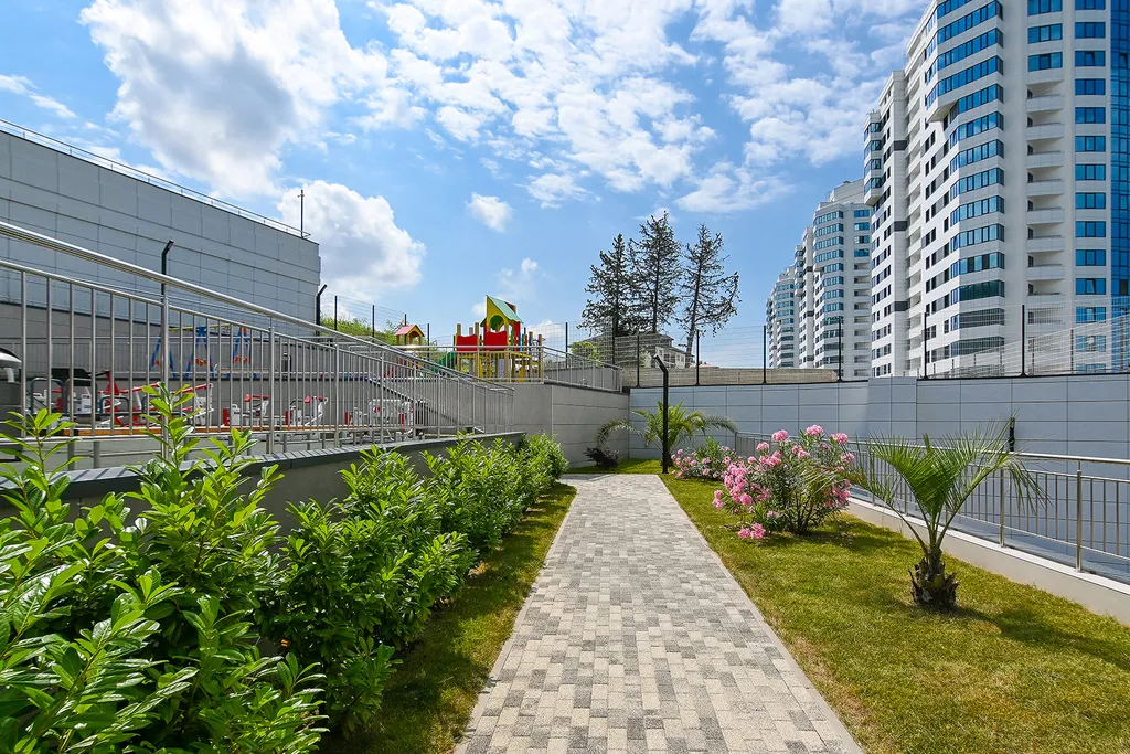 Квартира Квартира ЖК Морская Симфония-2 МореСолнцеАпарт с видом на горы, море и бассейн — Адлер