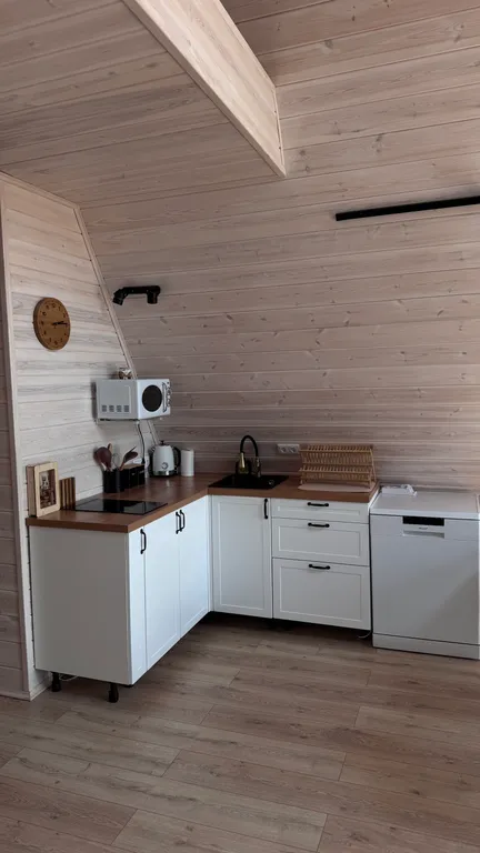 Афрейм на берегу озера Селигер с банным чаном