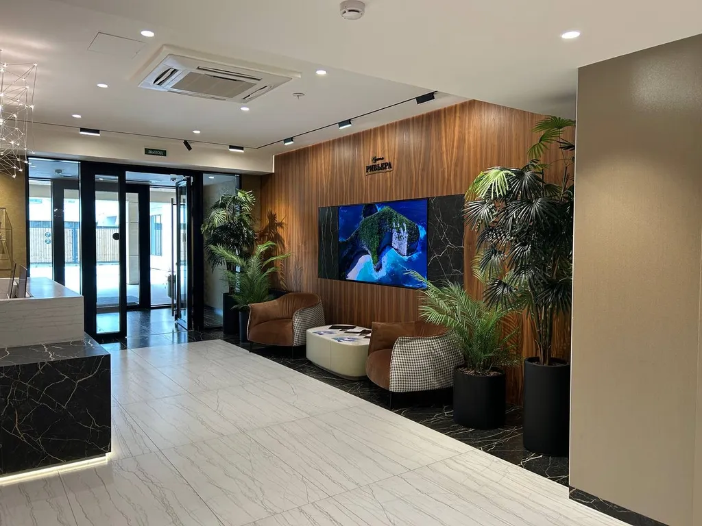 Апартаменты с бассейном на берегу Финского залива