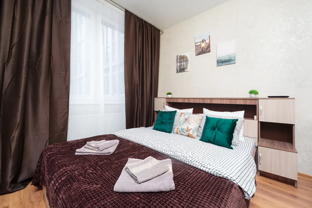 Квартира Студия  на 4-х у аэропорта Внуково,метро Пыхтино — аренда посуточно в Внуково