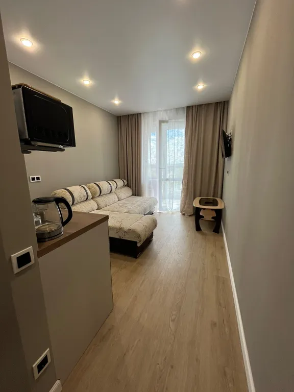 Уютная студия в новом доме с шикарным видом