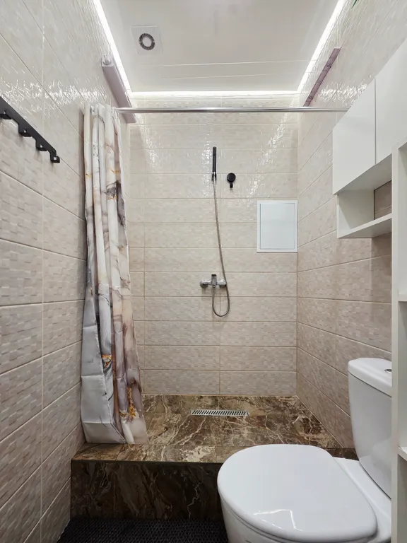 Уютная студия с видом на город