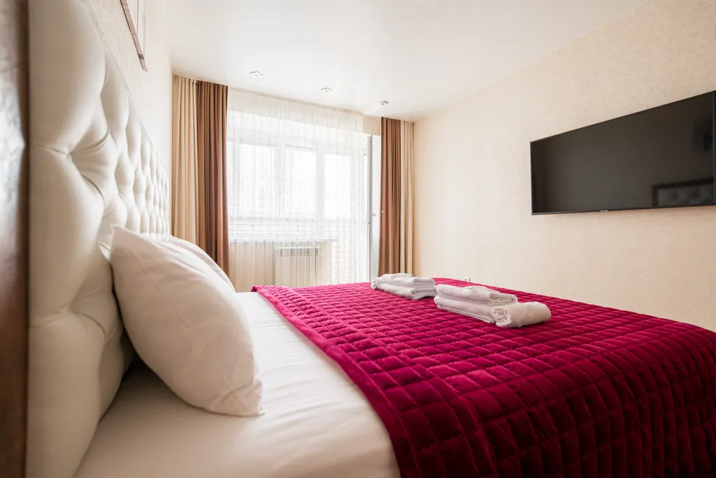 Уютная в центре, 3 тв, кондиционер, гостиничный сервис бесконтактно