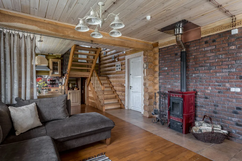 Дом с камином и 3 спальнями в Беловежской пуще, завтрак включен