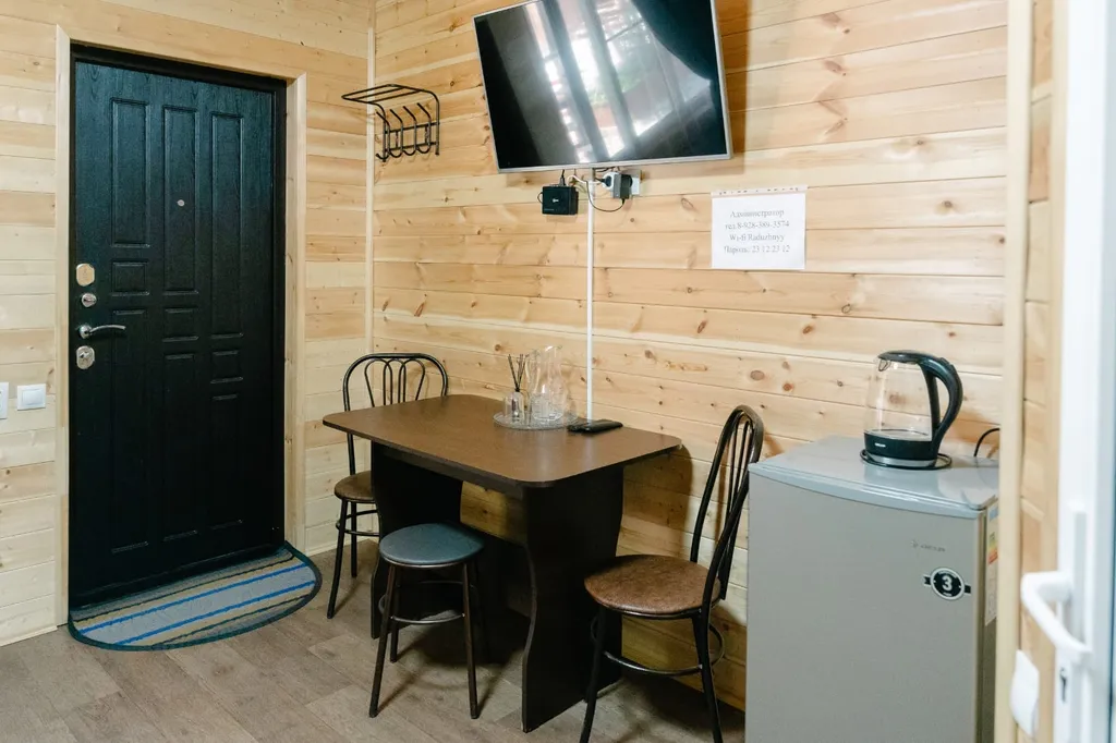 Домик номерного типа с общей террасой