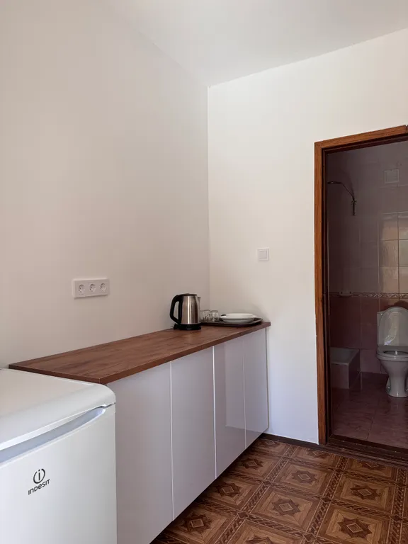 Просторная студия с собственной террасой у хореки рядом с аквапарком