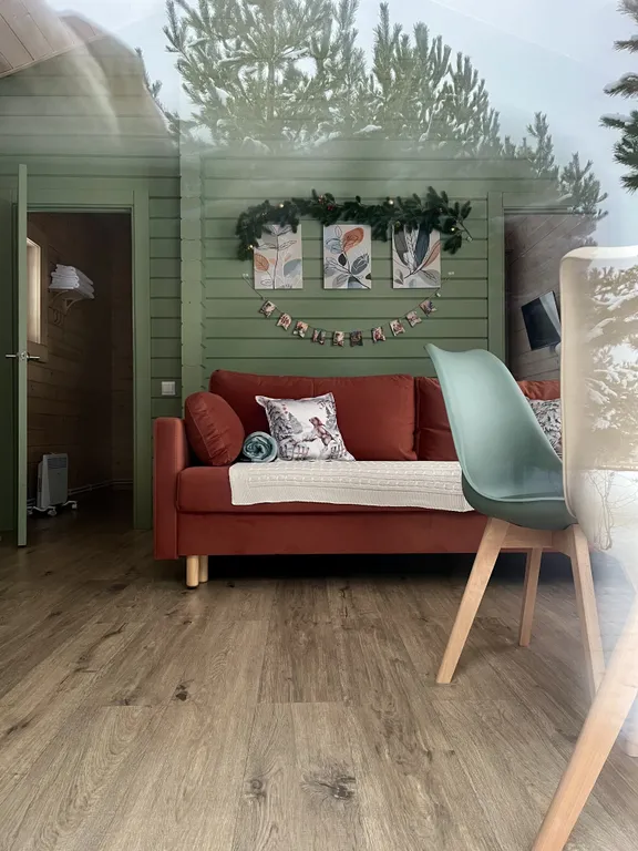 Дома из клееного бруса в хвойном лесу у Камского Моря и Семрука