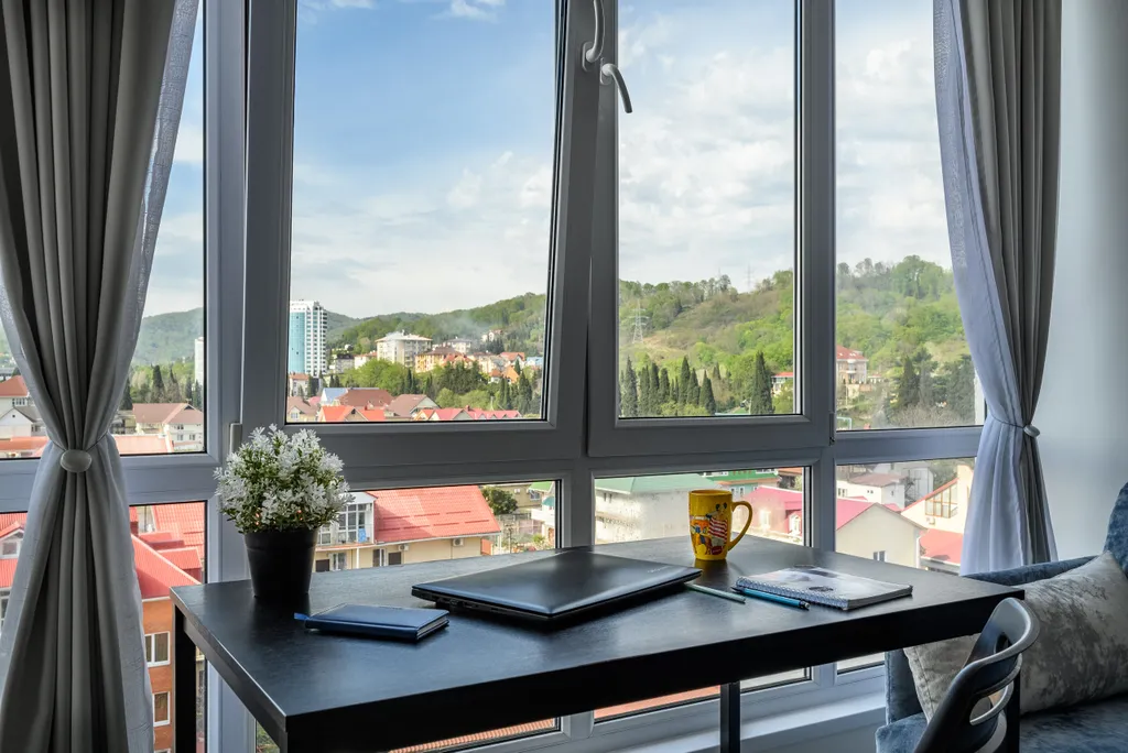 Уютная квартира с прекрасным видом из окна