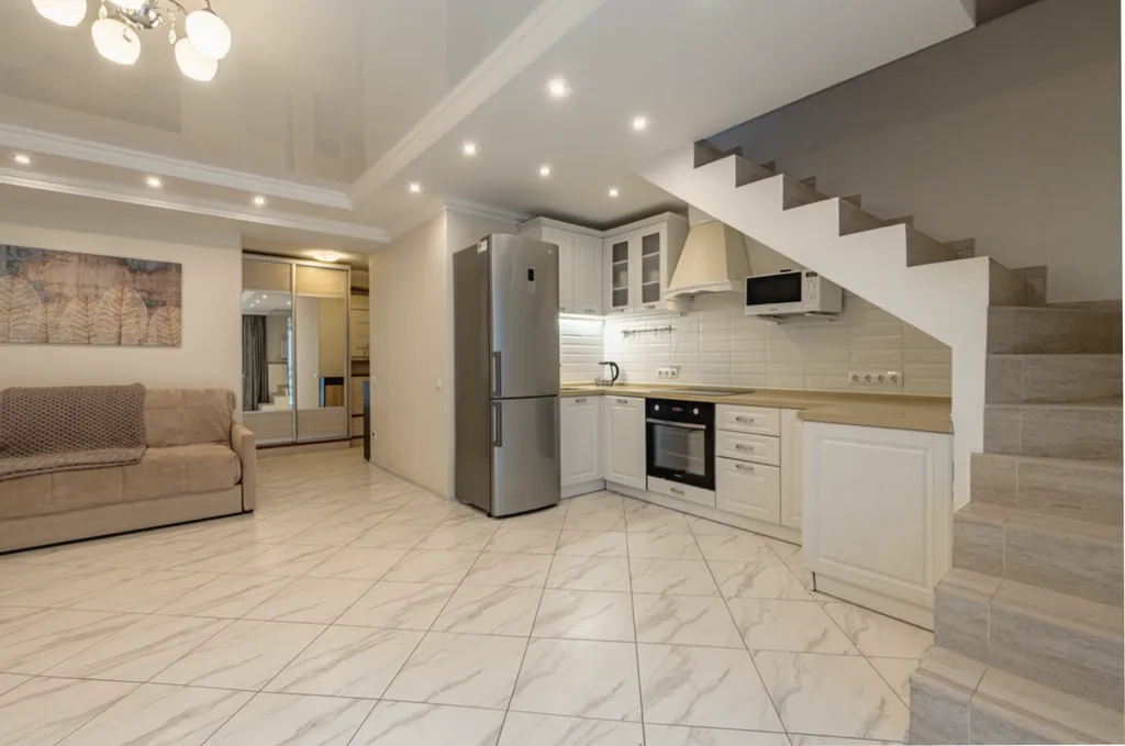 Двухэтажная квартира «отдых у ручья» со своей террасой и мангалом