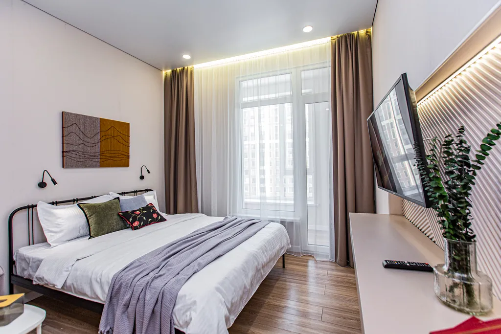 Квартира Студия 1 с шикарным видом и лоджией ЖК Еstet — Алматы