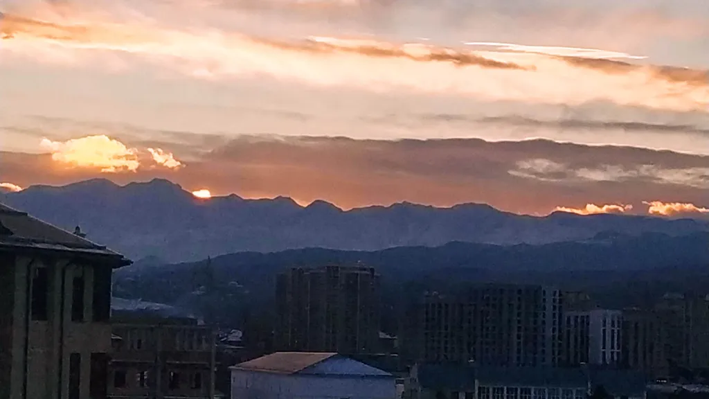 Красивый вид на горы