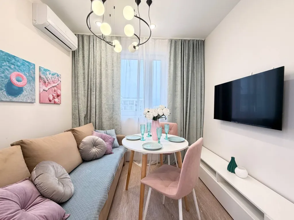 Квартира Квартира с балконом и видом на олимпийский парк — Сириус