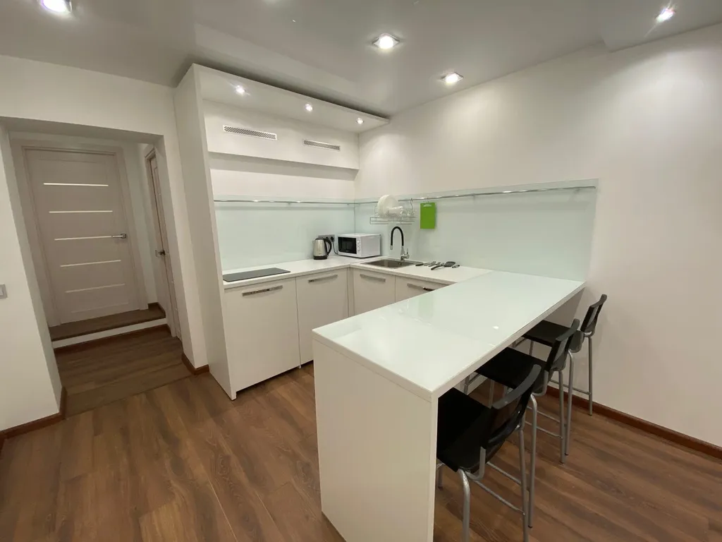 Большая квартира в центре с кухней-гостиной евро планировки