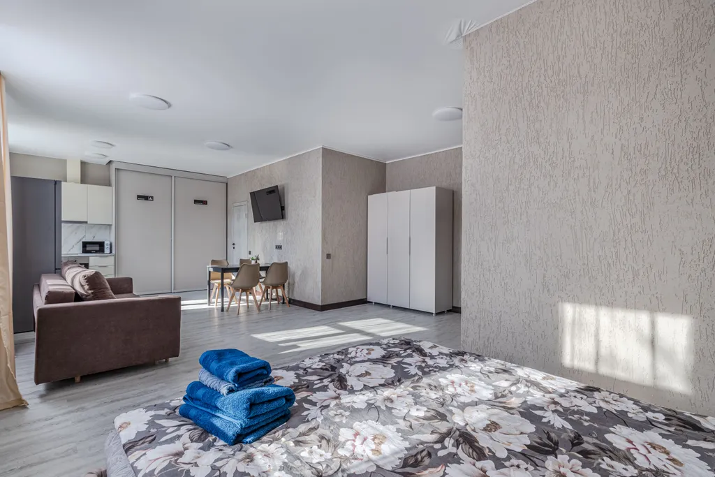 Большая студия для отдыха и восстановления после долгой поездки