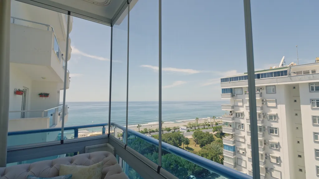 Yekta Queen просторный апартамент на 1 линии моря