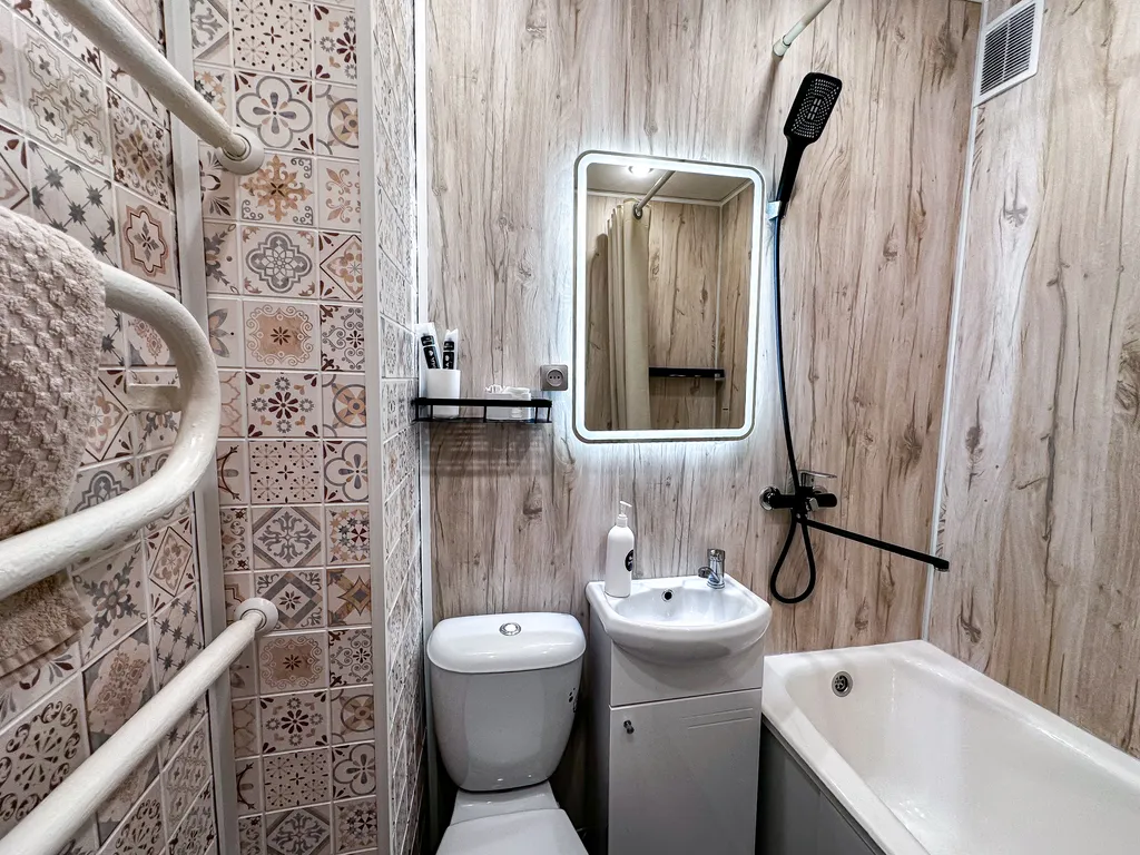 Апартаменты с 2-спальной кроватью, заселением 24/7