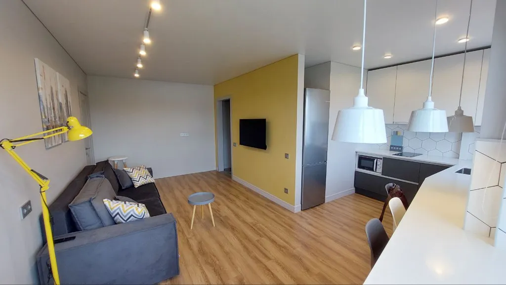 Новая уютная квартира с видом на новую набережную и реку Волхов