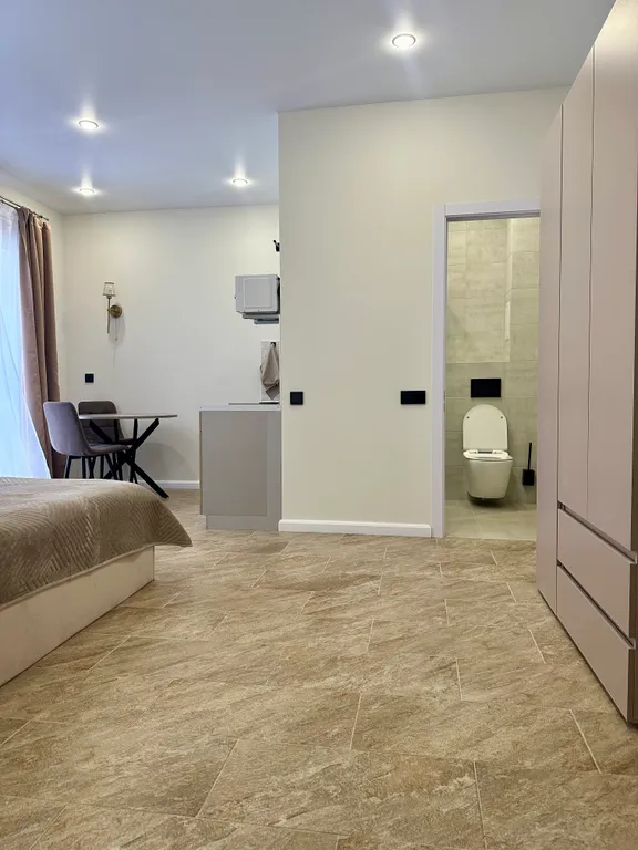 Квартира-студия с видом на горы