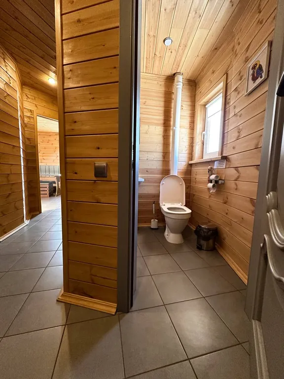 Купольная баня на дровах