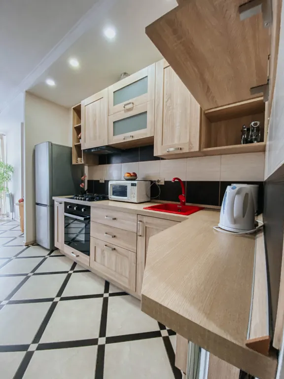 Студия в центре с видом на город