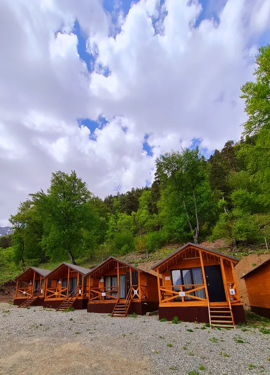 Экодомик с великолепным видом на горы