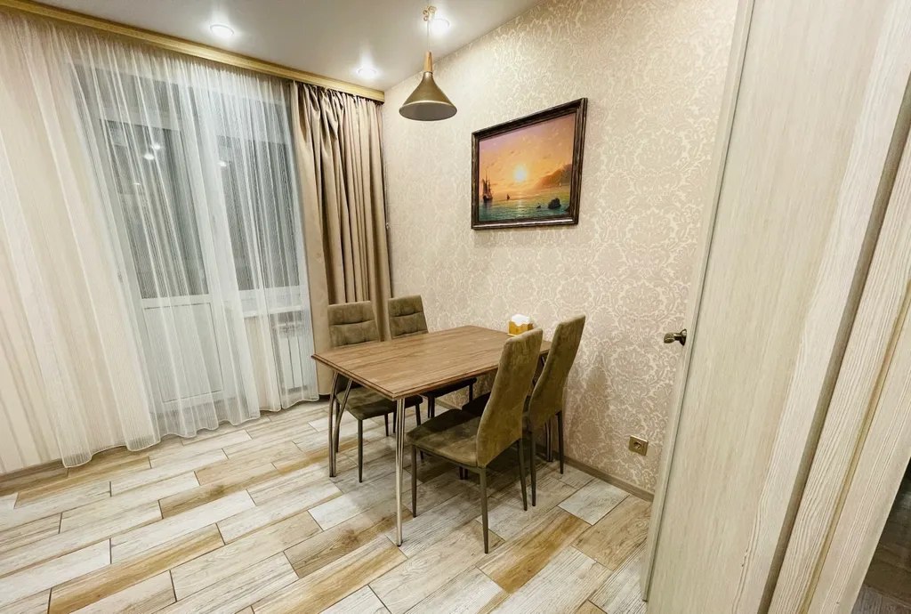 Комфортные апартаменты с кондиционером и халатами