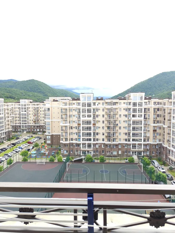 Квартира на 9 этаже с балконом, вид на горы, п. Лазареаское, Сочи