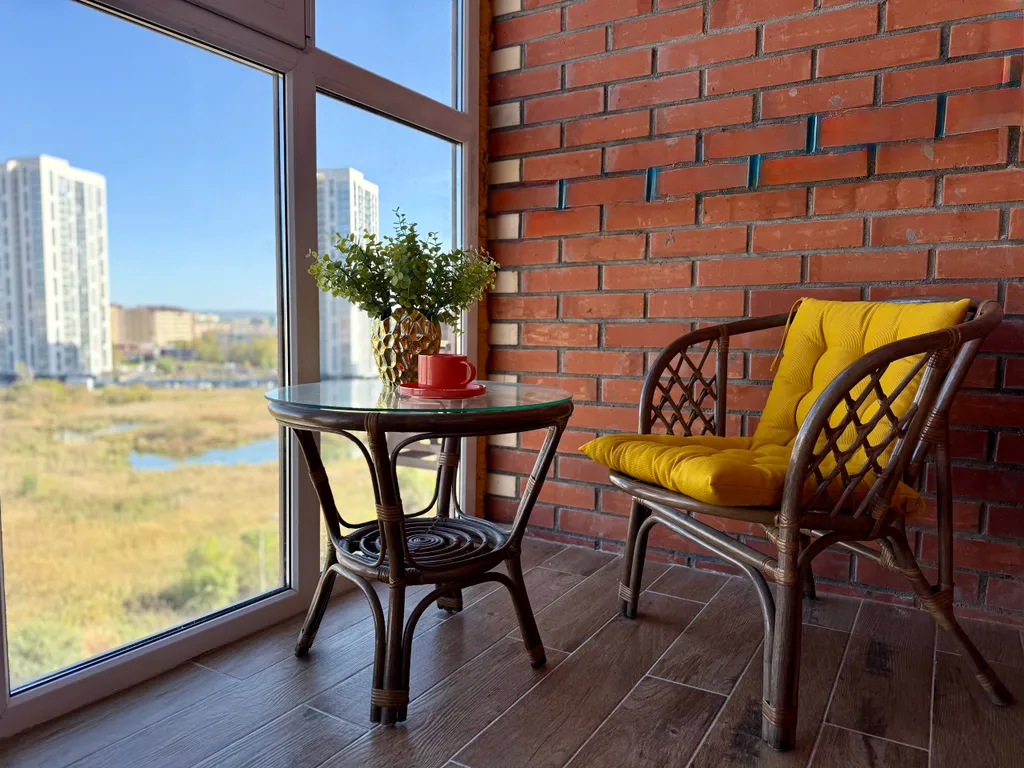 Уютная квартира с красивым видом на город