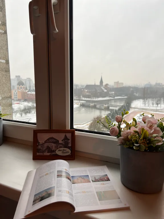 Квартира с интересным дизайном, в шаговой доступности до острова Канта