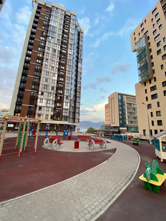 Студия на первой линии у моря в самом центре в доме бизнес-класса