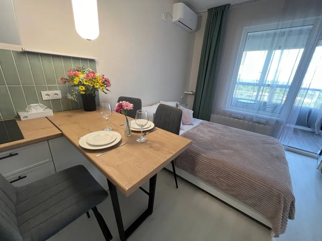 Прекрасная студия для 3 гостей