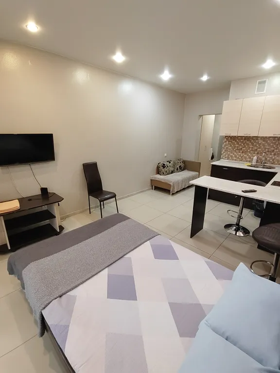 Квартира Квартира Уютная студия с видом на Ангару — Иркутск