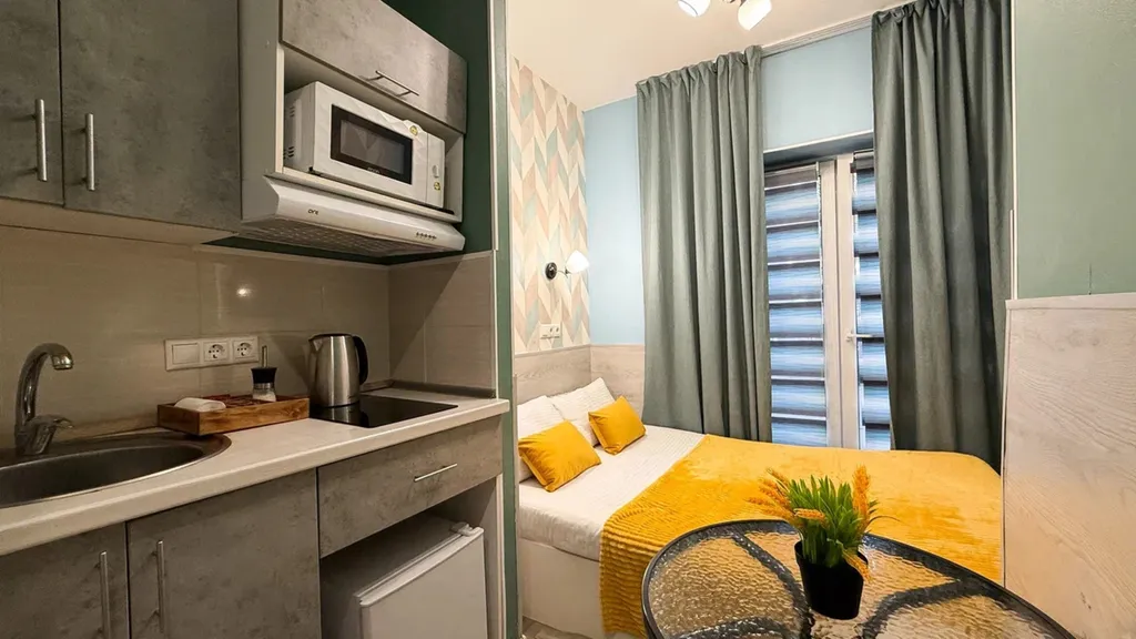 Уютная студия у метро Варшавская, Каширская