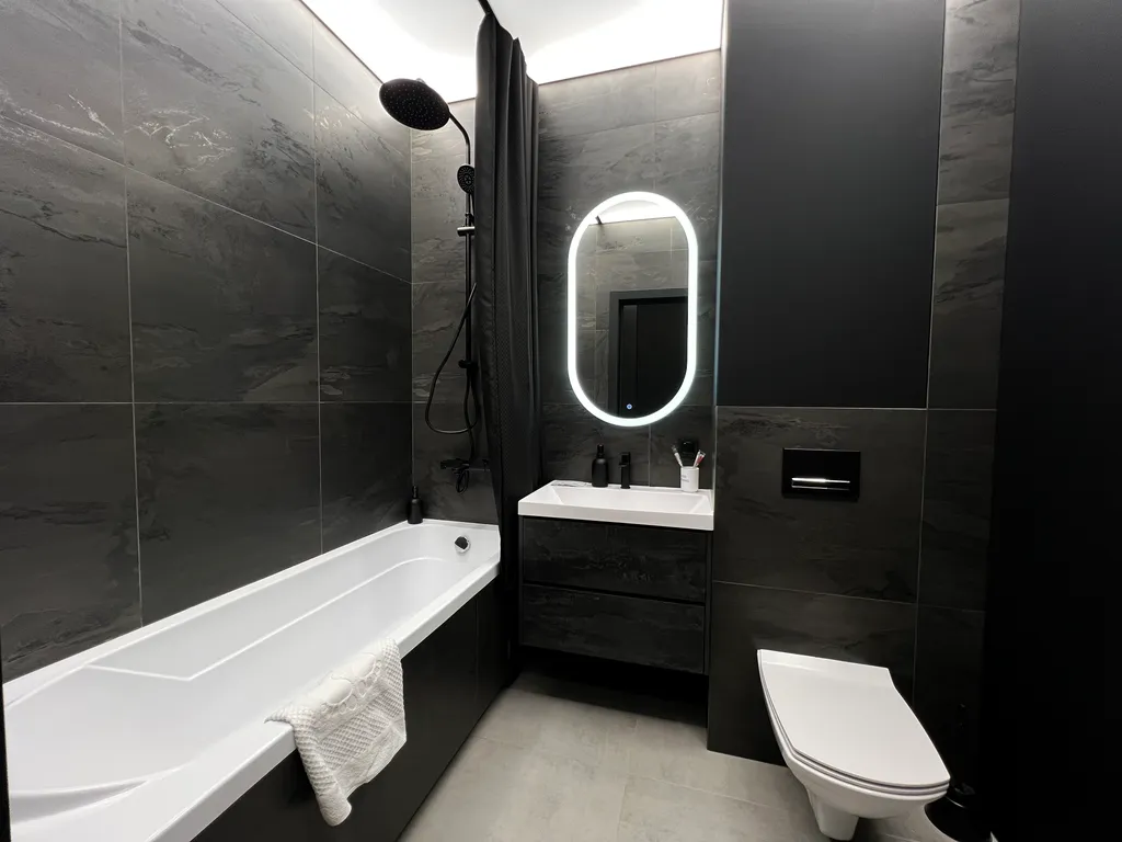 Премиальная квартира в центре города на высоком этаже в ЖК Республика