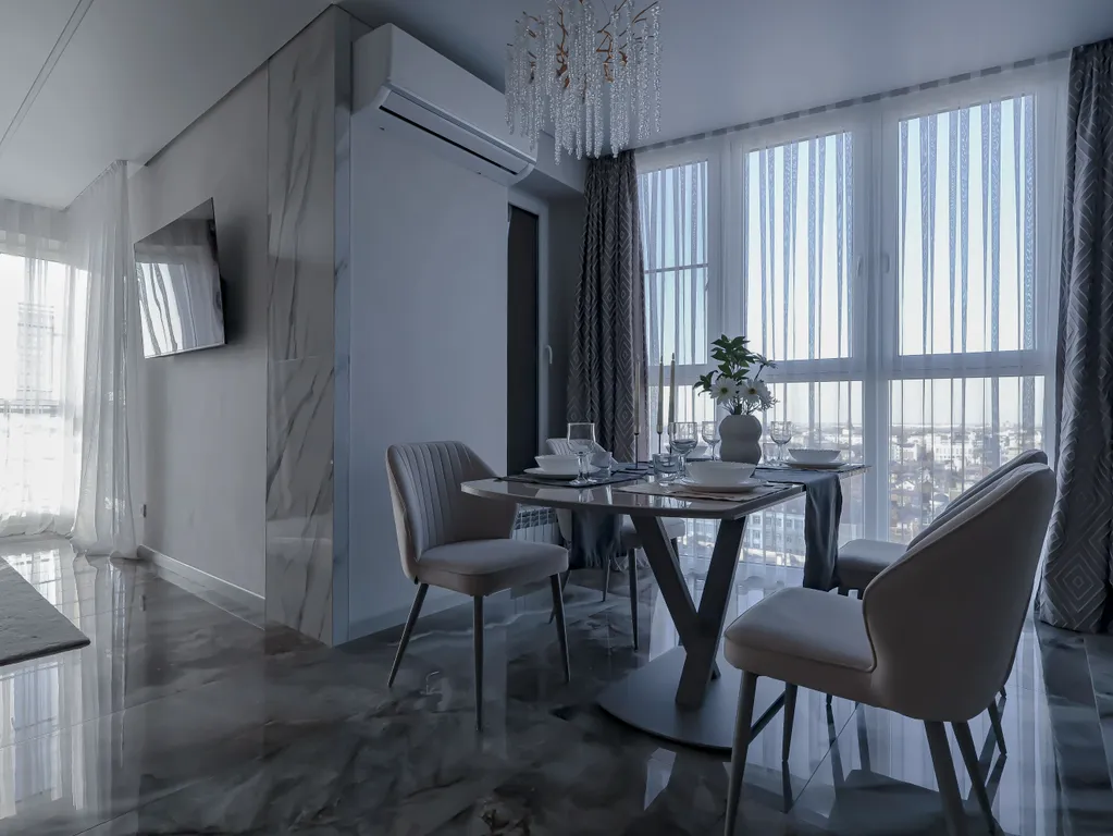 Просторная новая квартира в центре рядом с ТЦ Алимпик