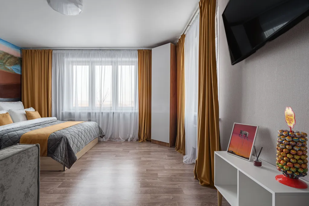 Квартира Дизайнерская 2-комнатная квартира одного художника — Красноярск