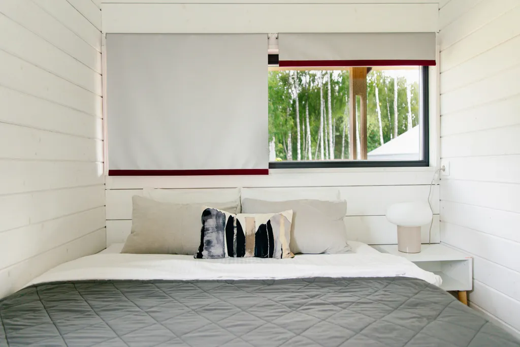 Дом с баней с видом на лес